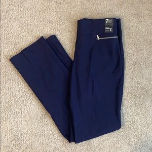 Straight Leg Pull On Dress Pants